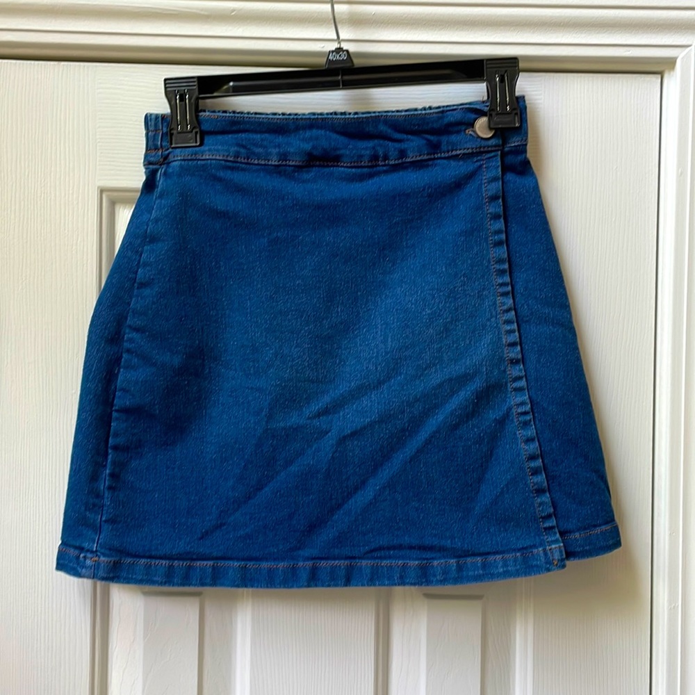 denim vintage inspired skirt
